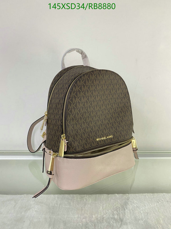 Michael Kors Bag-(Mirror)-Backpack- Code: RB8880 $: 145USD