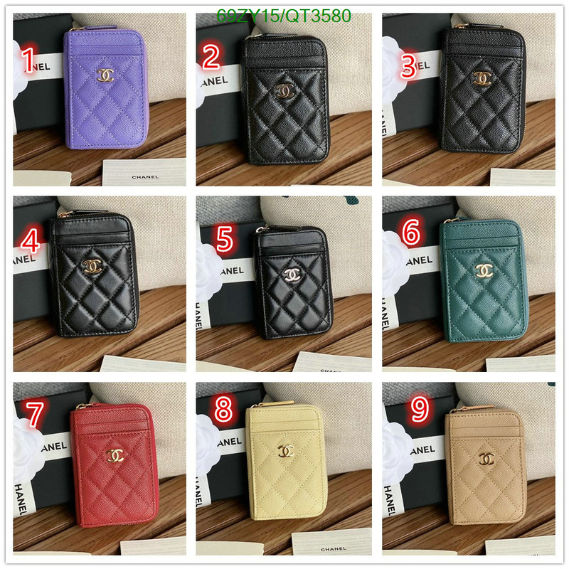 Chanel Bags-(4A)-Wallet- Code: QT3580 $: 69USD