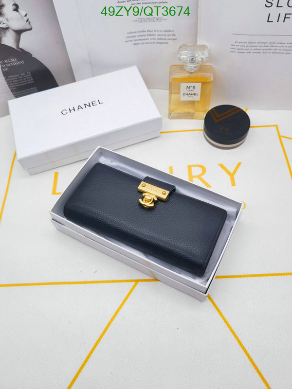 Chanel Bags-(4A)-Wallet- Code: QT3674 $: 49USD