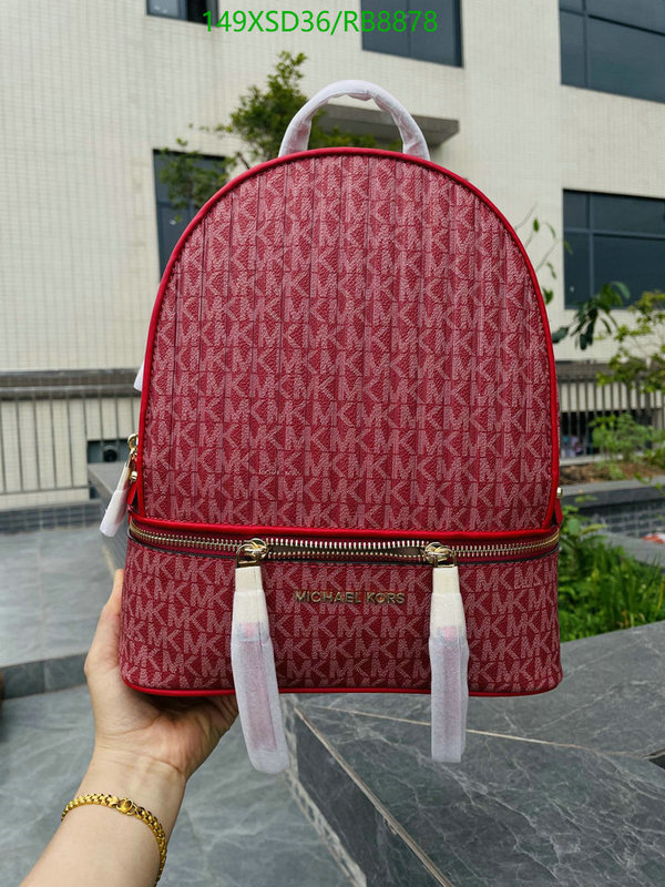 Michael Kors Bag-(Mirror)-Backpack- Code: RB8878 $: 149USD