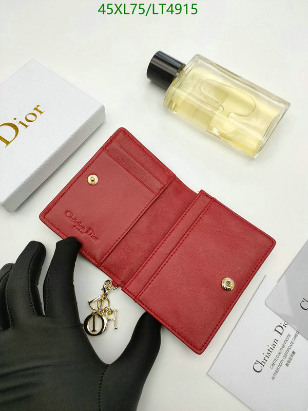 Dior Bags-(4A)-Wallet- Code: LT4915 $: 45USD