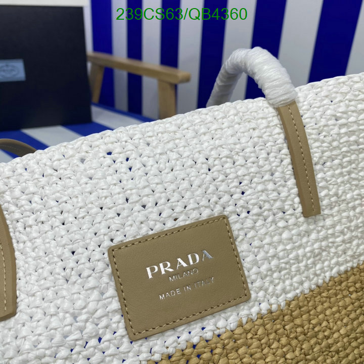 Prada Bag-(Mirror)-Handbag- Code: QB4360 $: 239USD