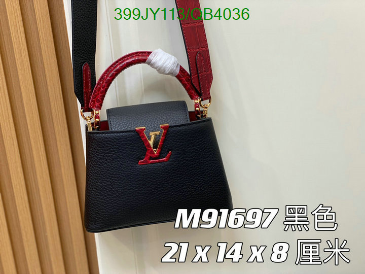 LV Bag-(Mirror)-Handbag- Code: QB4036