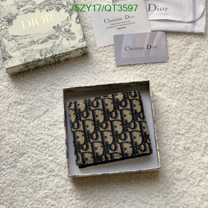 Dior Bag-(4A)-Wallet- Code: QT3597 $: 75USD