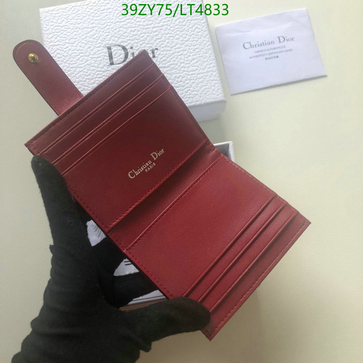 Dior Bags-(4A)-Wallet- Code: LT4833 $: 39USD