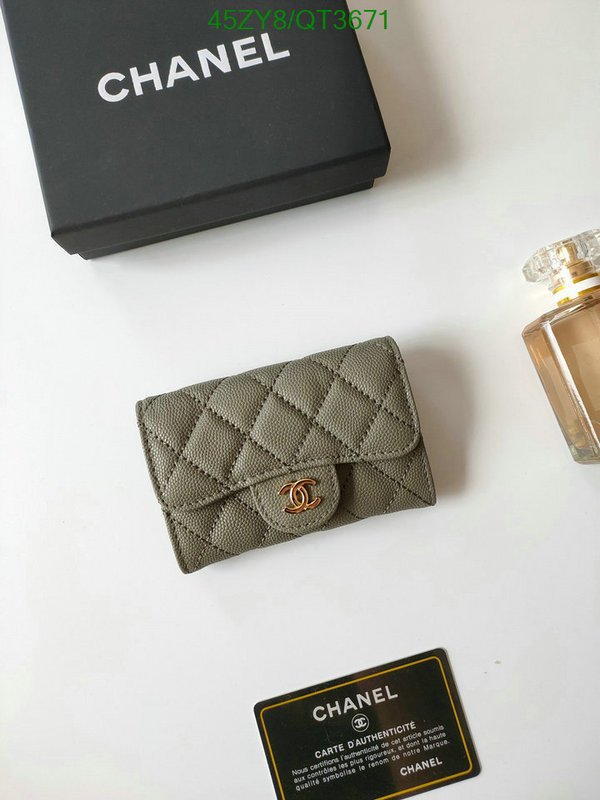 Chanel Bags-(4A)-Wallet- Code: QT3671 $: 45USD