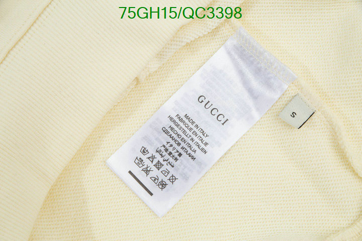 Clothing-Gucci Code: QC3398 $: 75USD