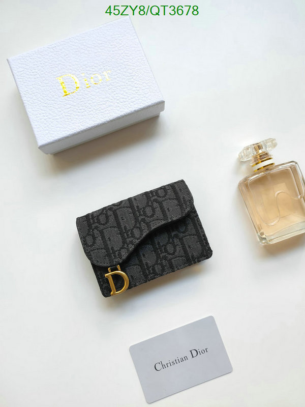 Dior Bag-(4A)-Wallet- Code: QT3678 $: 45USD