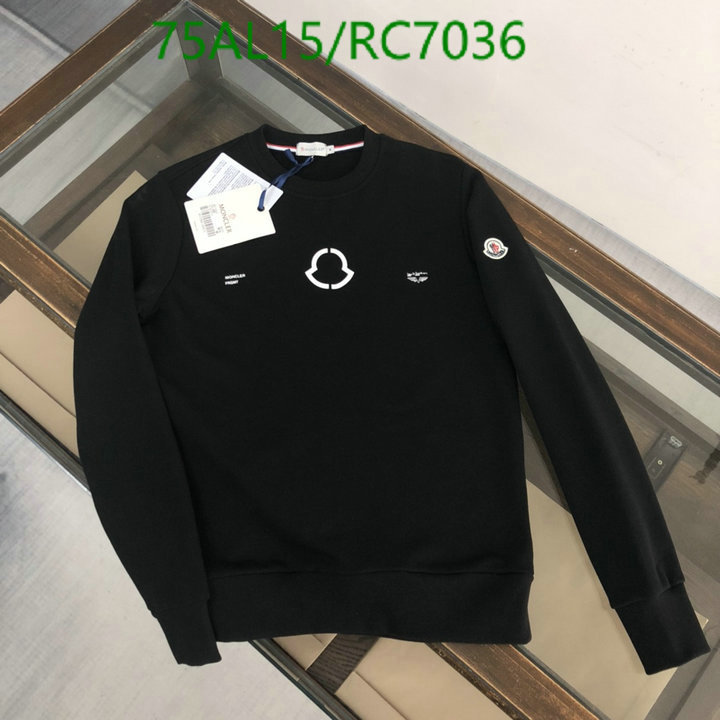 Clothing-Moncler Code: RC7036 $: 75USD