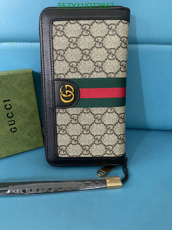 Gucci Bag-(4A)-Wallet- Code: QT3617 $: 55USD