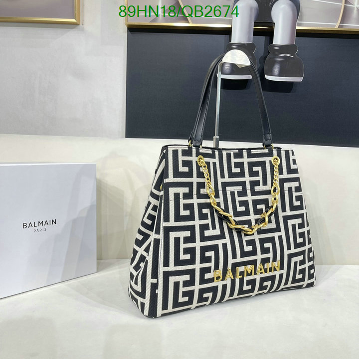 Balmain Bag-(4A)-Handbag- Code: QB2674 $: 89USD