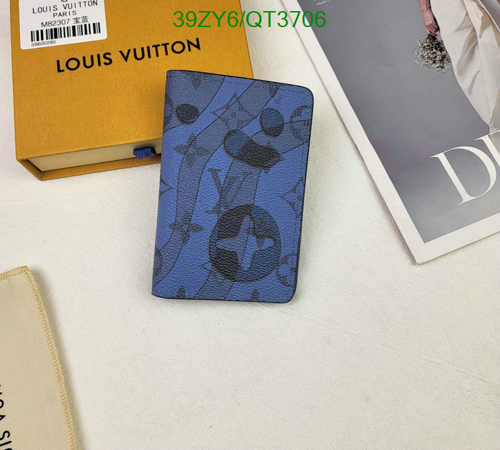 LV Bag-(4A)-Wallet- Code: QT3706 $: 39USD