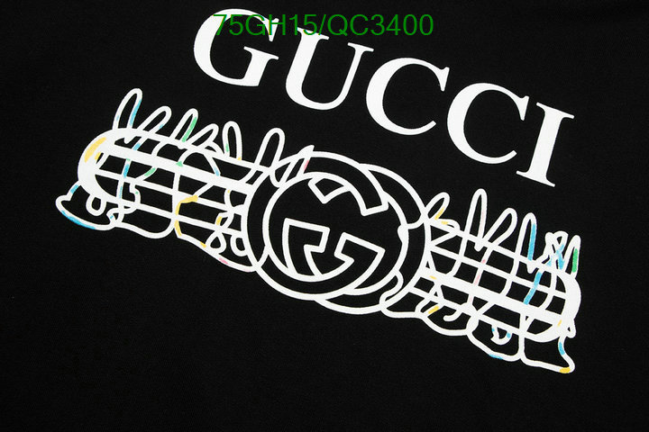 Clothing-Gucci Code: QC3400 $: 75USD
