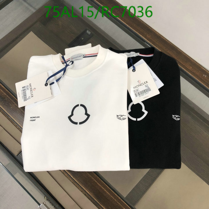 Clothing-Moncler Code: RC7036 $: 75USD