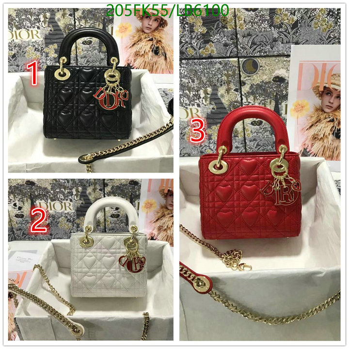 Dior Bags-(Mirror)-Lady- Code: LB6100 $: 205USD