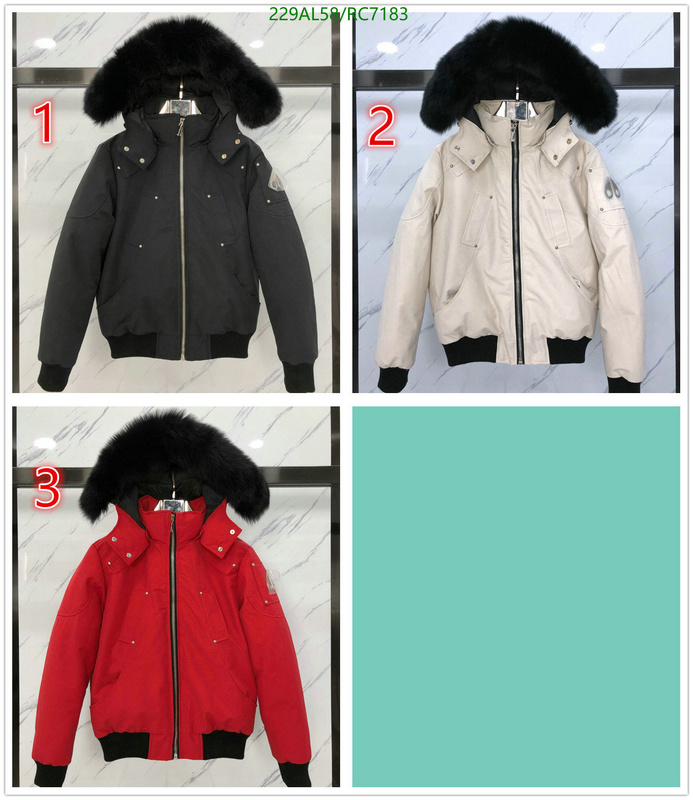 Down jacket Men-Moose Kunckles Code: RC7183 $: 229USD