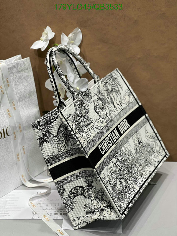 Dior Bag-(Mirror)-Book Tote- Code: QB3533