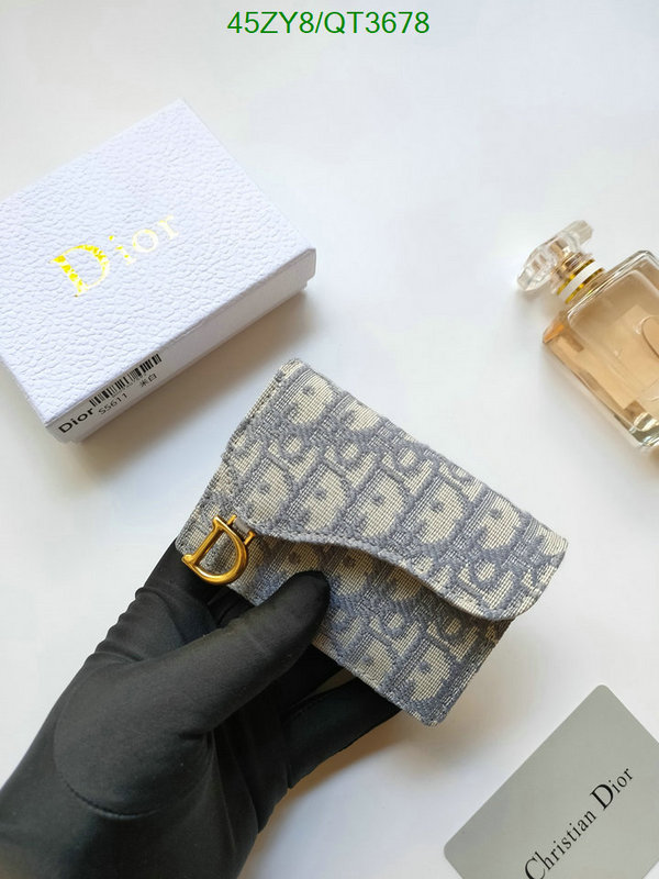 Dior Bag-(4A)-Wallet- Code: QT3678 $: 45USD