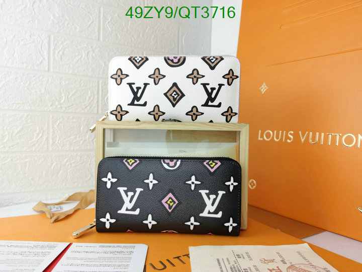 LV Bag-(4A)-Wallet- Code: QT3716 $: 49USD