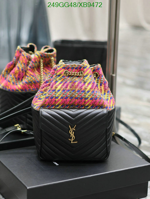 YSL Bag-(Mirror)-Backpack- Code: XB9472 $: 249USD