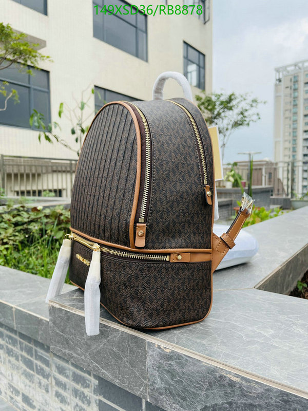 Michael Kors Bag-(Mirror)-Backpack- Code: RB8878 $: 149USD