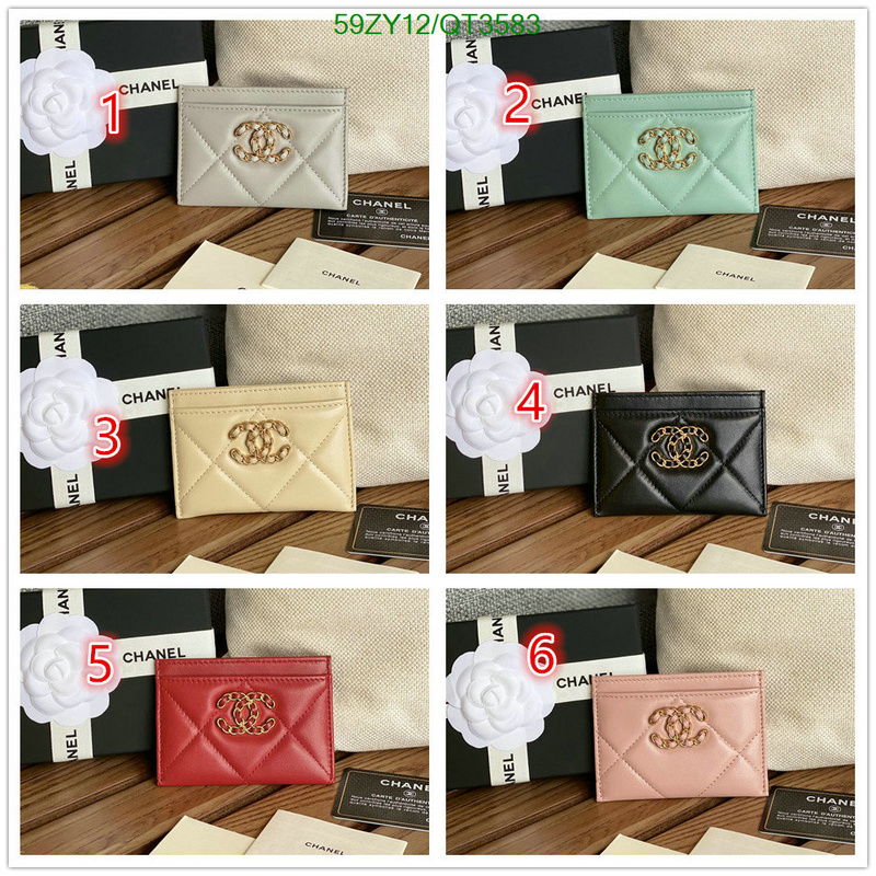 Chanel Bags-(4A)-Wallet- Code: QT3583 $: 59USD