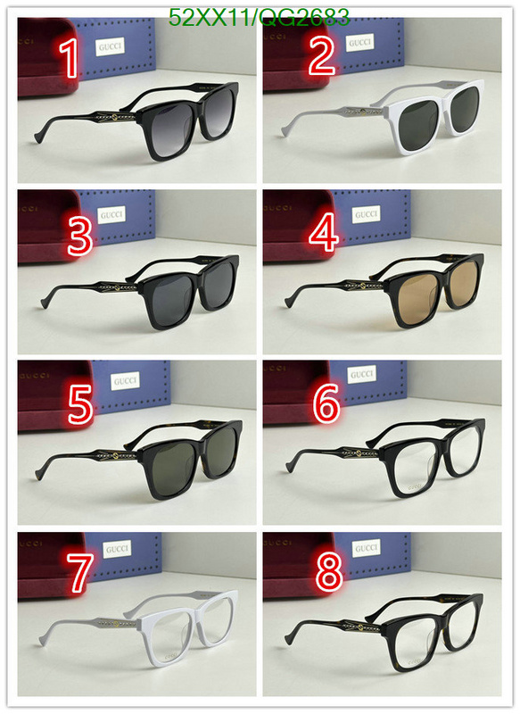 Glasses-Gucci Code: QG2683 $: 52USD