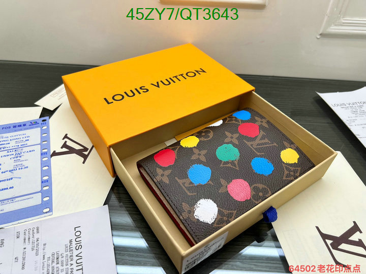 LV Bag-(4A)-Wallet- Code: QT3643 $: 45USD