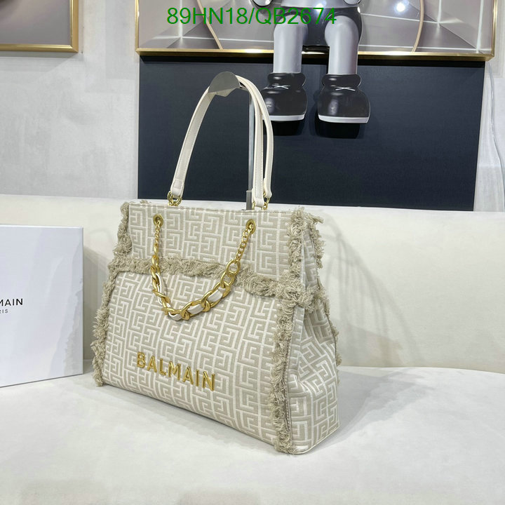 Balmain Bag-(4A)-Handbag- Code: QB2674 $: 89USD