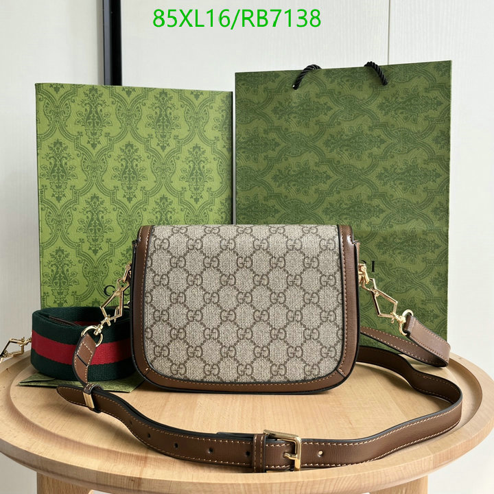 Gucci Bag-(4A)-Horsebit- Code: RB7138 $: 85USD