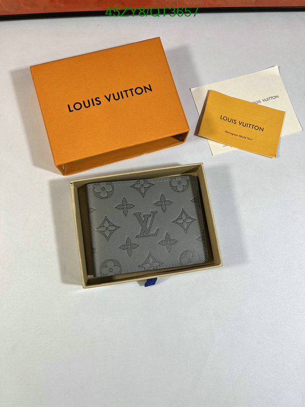 LV Bag-(4A)-Wallet- Code: QT3657 $: 45USD