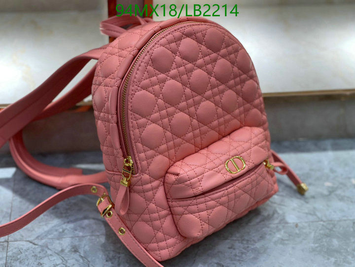 DiorBag-(4A)-Backpack- Code: LB2214 $: 94USD