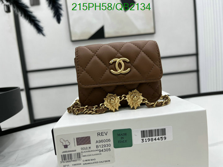 Chanel Bag-(Mirror)-Diagonal- Code: QB2134 $: 215USD