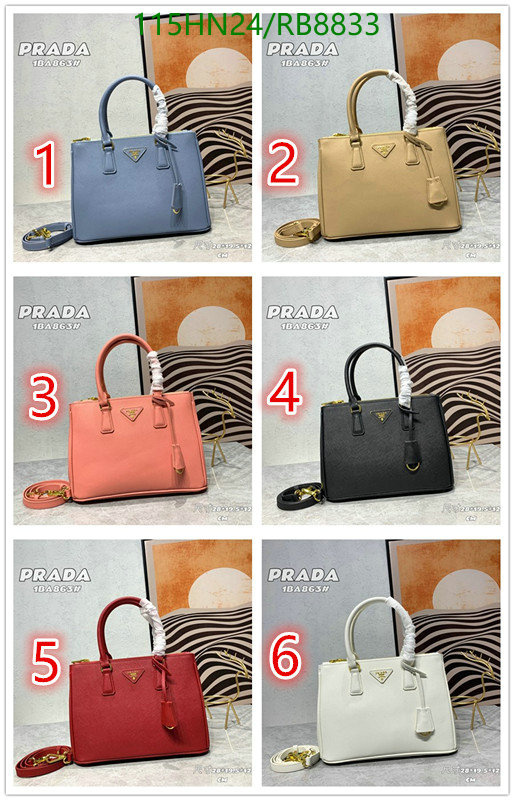 Prada Bag-(4A)-Handbag- Code: RB8833 $: 115USD