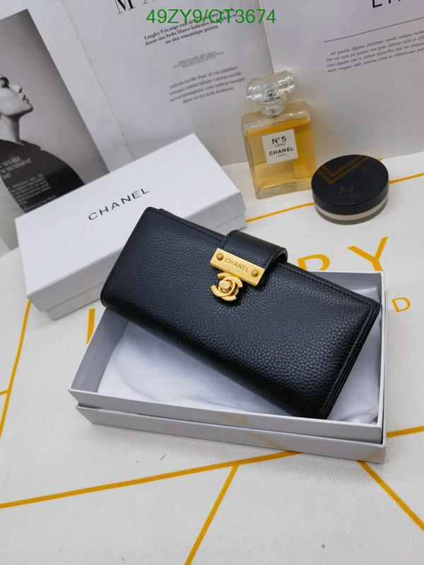 Chanel Bags-(4A)-Wallet- Code: QT3674 $: 49USD