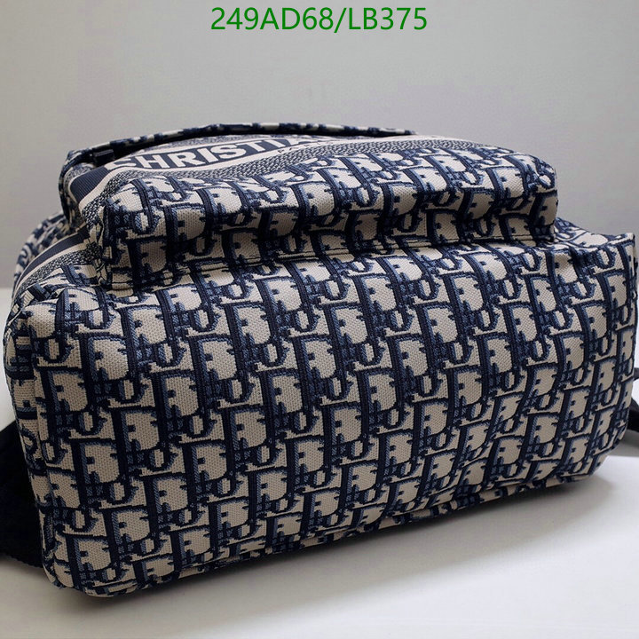 Dior Bag-(Mirror)-Backpack- Code: LB375 $: 249USD