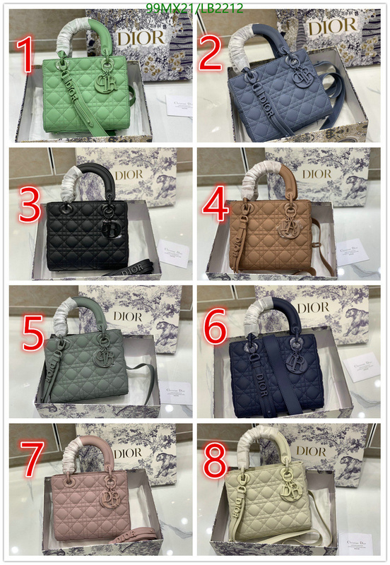 DiorBag-(4A)-Lady- Code: LB2212 $: 99USD