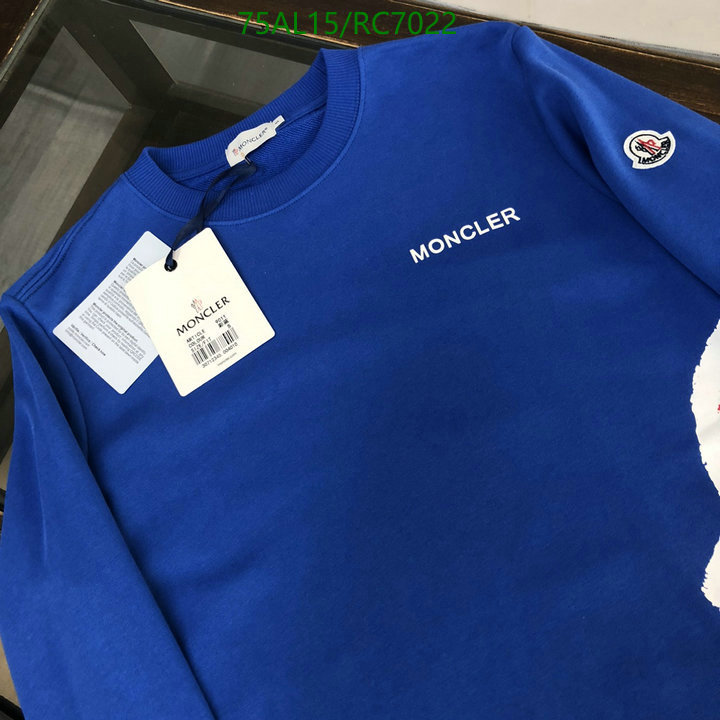 Clothing-Moncler Code: RC7022 $: 75USD