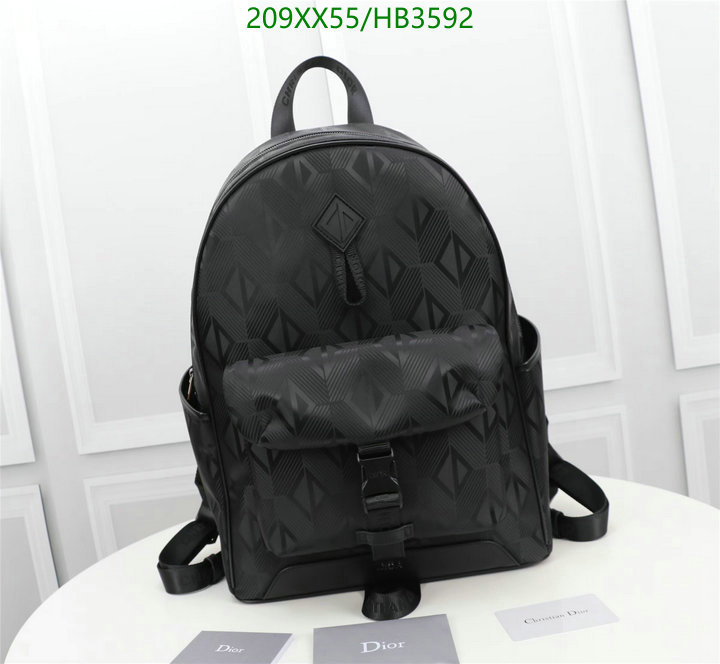 Dior Bag-(Mirror)-Backpack- Code: HB3592 $: 209USD