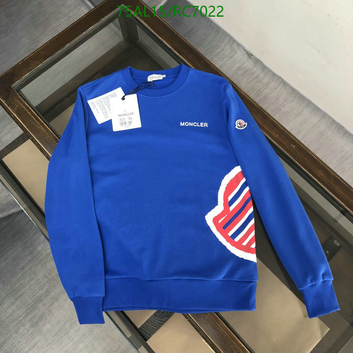 Clothing-Moncler Code: RC7022 $: 75USD