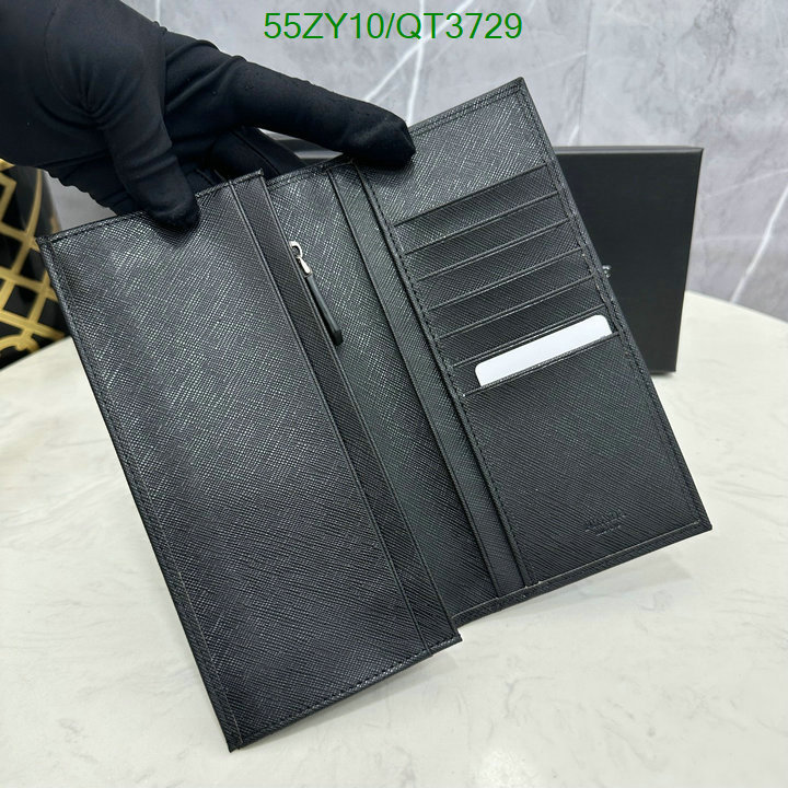 Prada Bag-(4A)-Wallet- Code: QT3729 $: 55USD