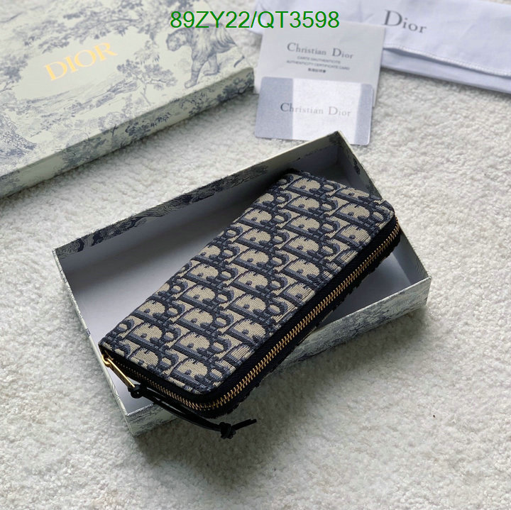 Dior Bag-(4A)-Wallet- Code: QT3598 $: 89USD