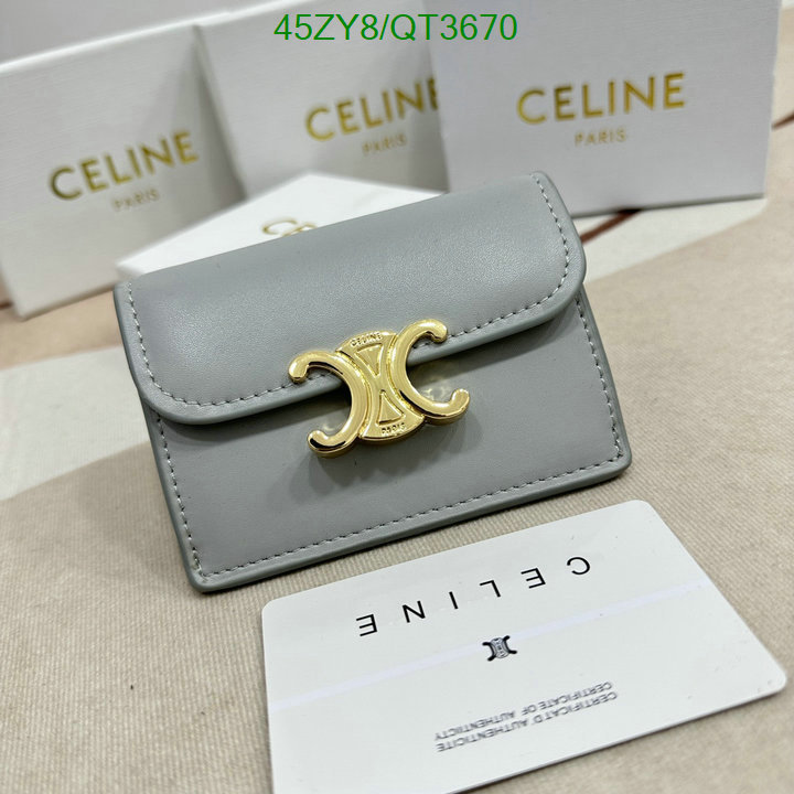 Celine Bag-(4A)-Wallet- Code: QT3670 $: 45USD