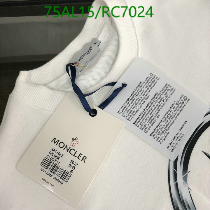 Clothing-Moncler Code: RC7024 $: 75USD