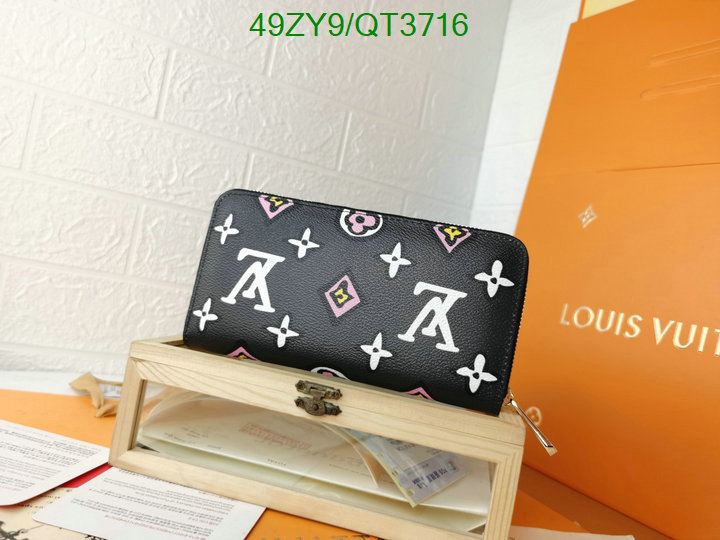 LV Bag-(4A)-Wallet- Code: QT3716 $: 49USD