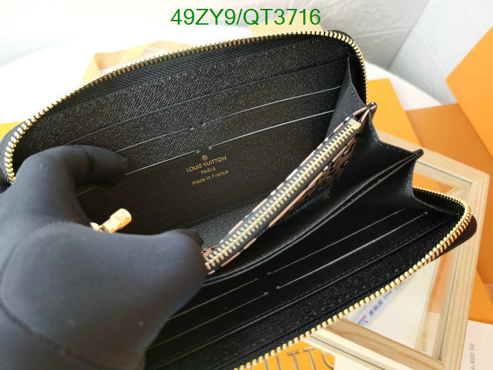 LV Bag-(4A)-Wallet- Code: QT3716 $: 49USD