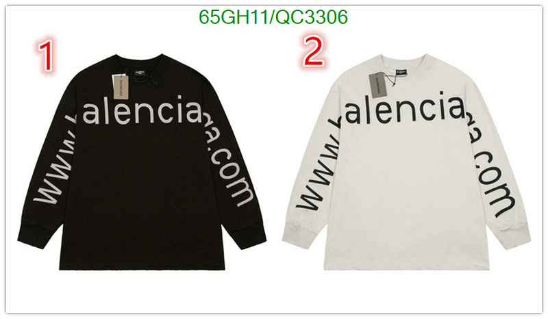 Clothing-Balenciaga Code: QC3306 $: 65USD