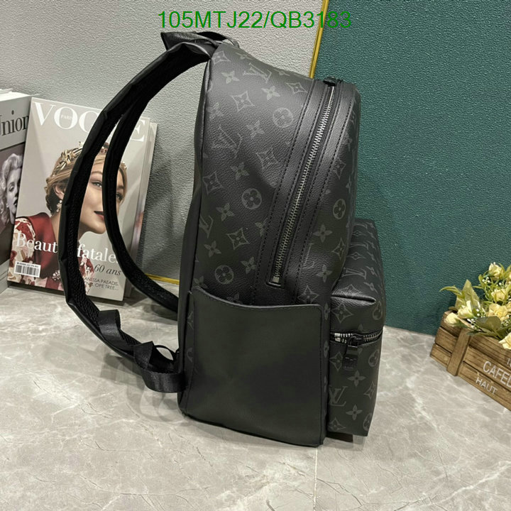 LV Bag-(4A)-Backpack- Code: QB3183 $: 105USD