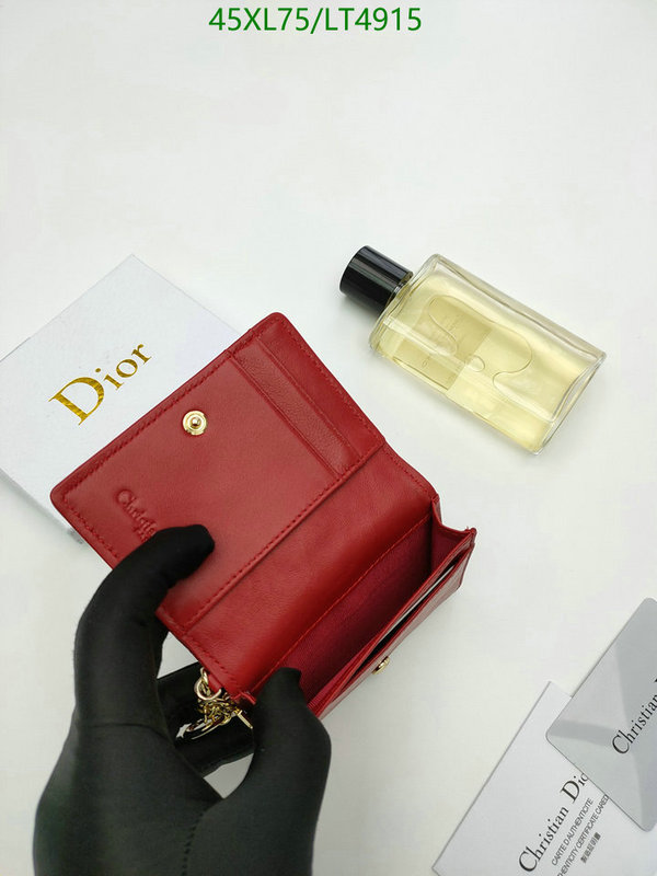 Dior Bag-(4A)-Wallet- Code: LT4915 $: 45USD