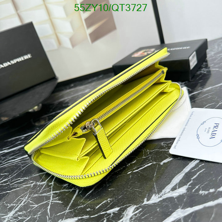 Prada Bag-(4A)-Wallet- Code: QT3727 $: 55USD